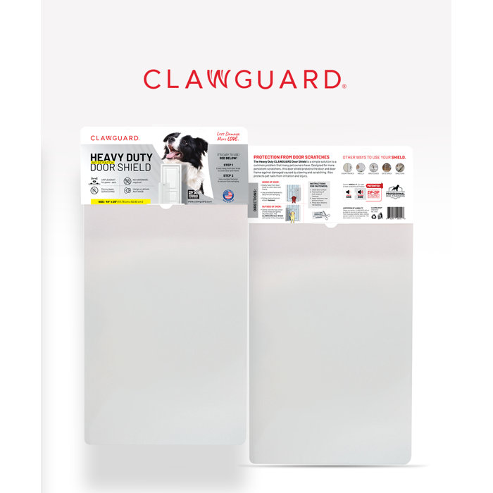 CLAWGUARD Heavy Duty Door Frame and Wall Scratch Shield Installation